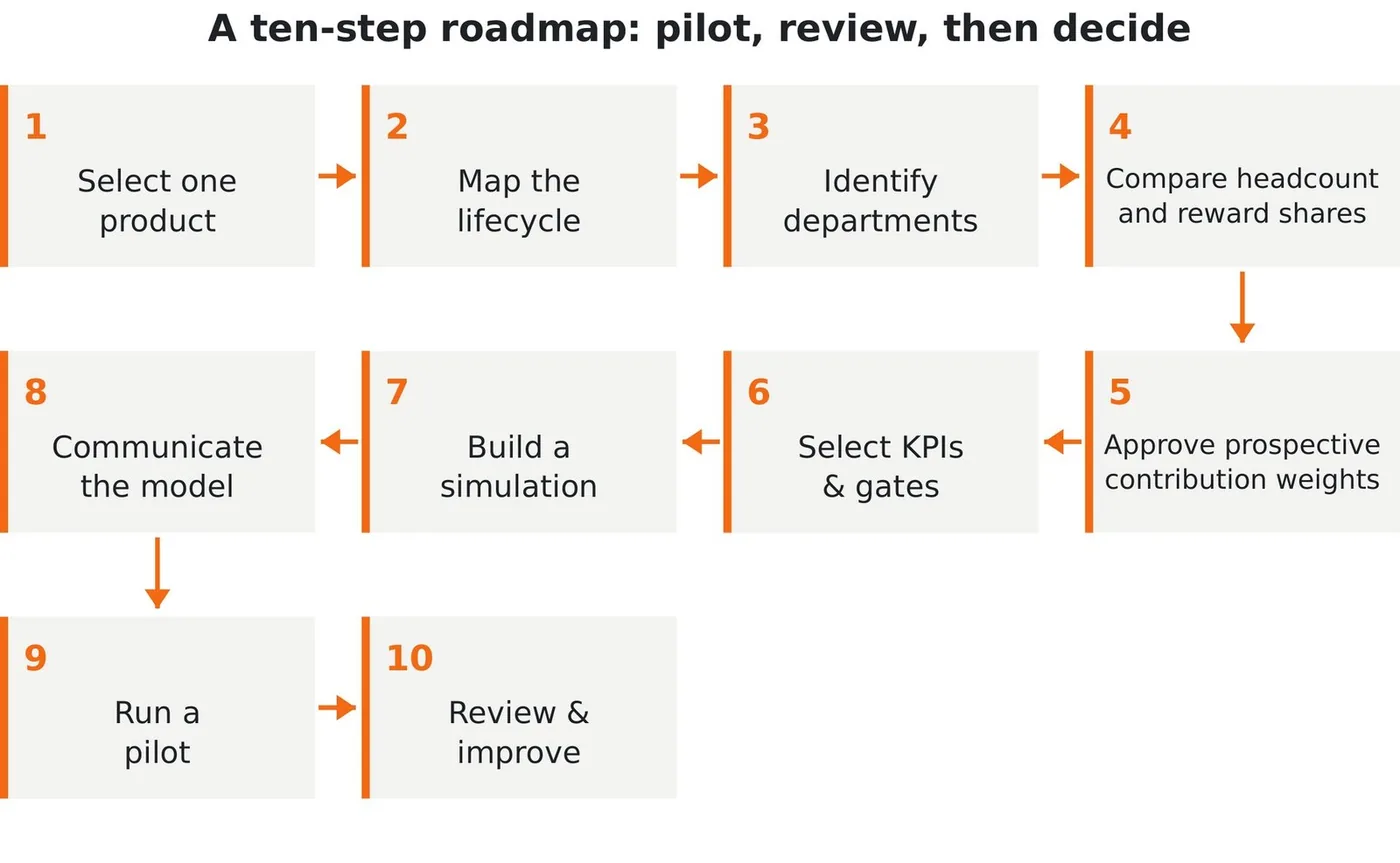 Ten-step implementation roadmap